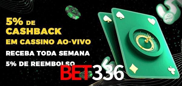 Promoções do cassino ao Vivo bet336